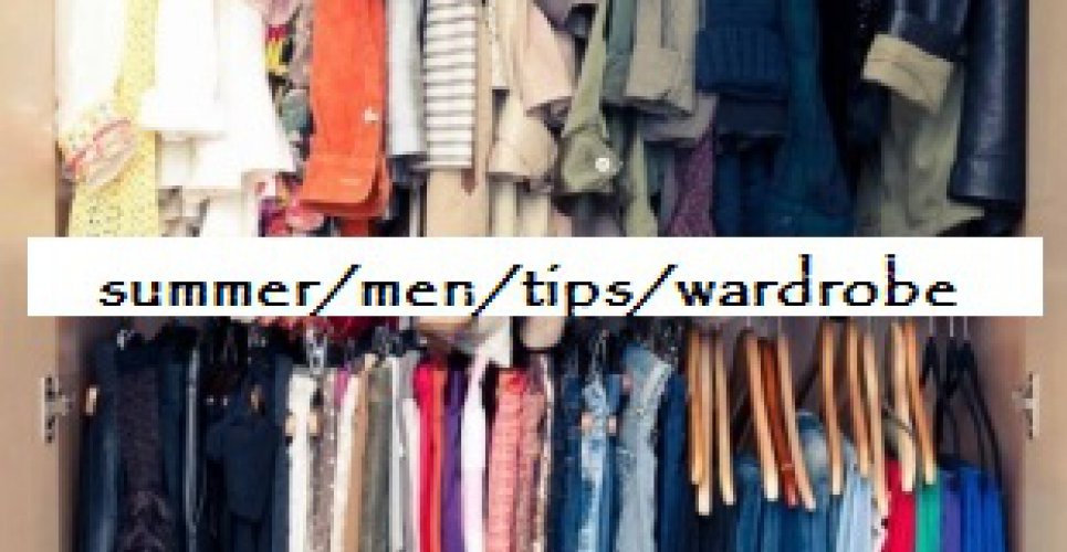 Summer Mens Tips Only With 4 Clothes