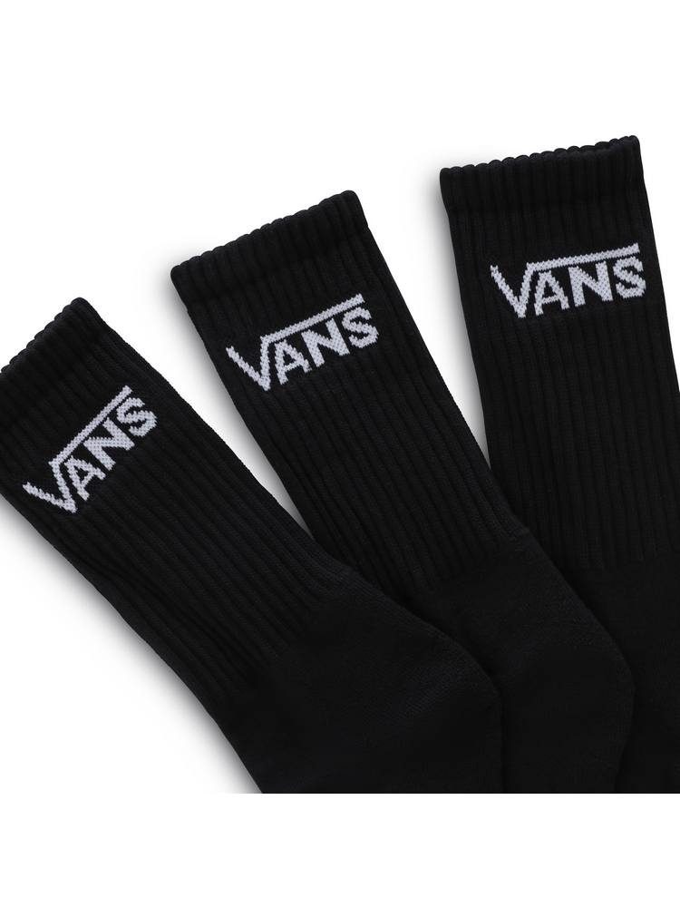 VANS SOCKS CLASSIC CREW 3PACK Black