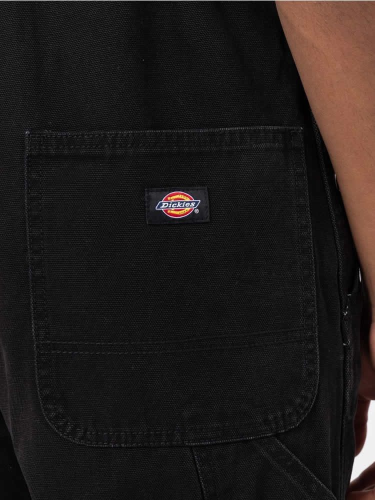 DICKIES DUCK CANVAS BIB SW BLACK