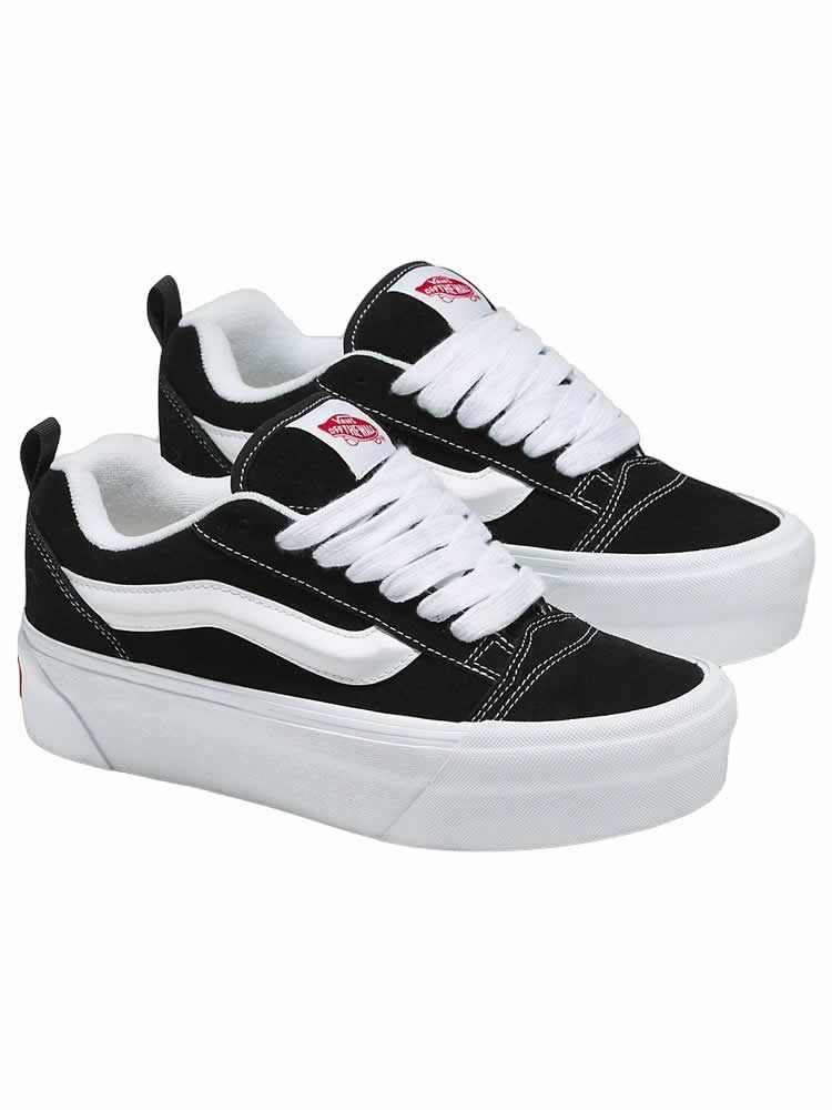 VANS Knu Stack Black/True White