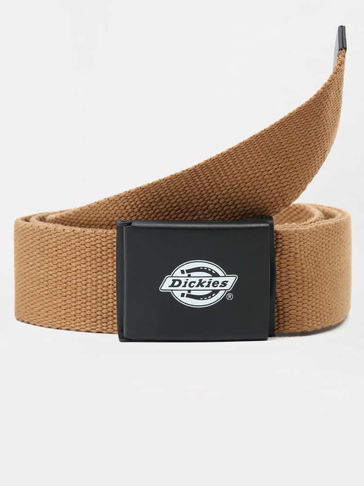 DICKIES ORCUTT WEBBING BELT BROWN DUCK