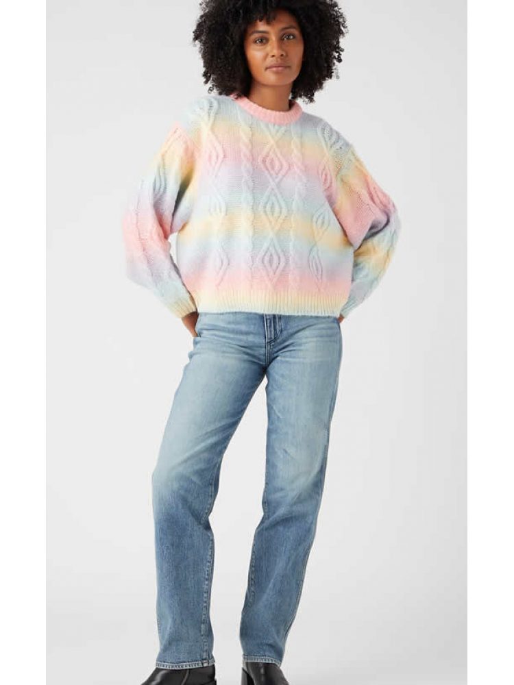 WRANGLER CABLE KNIT SICK PINK