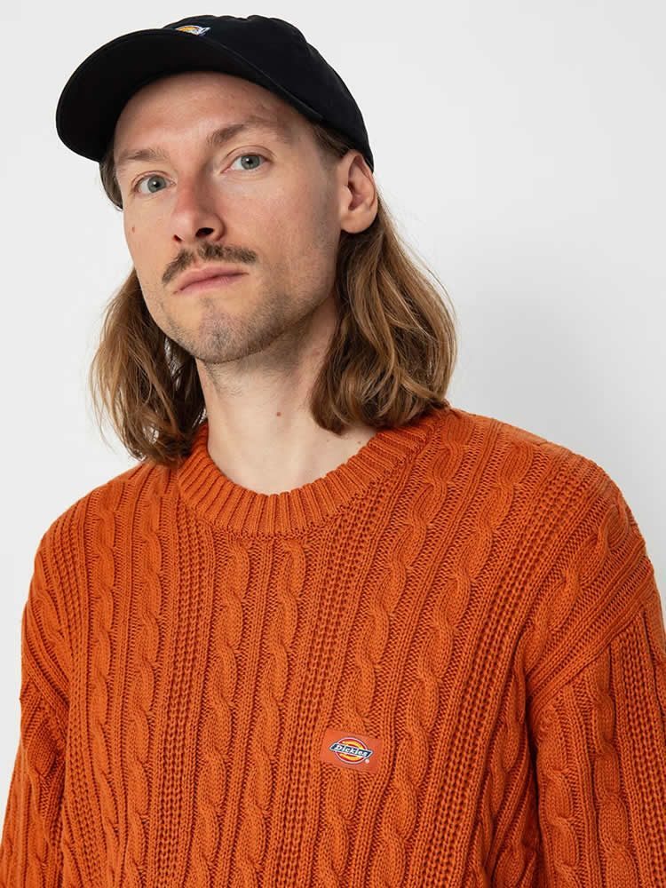 DICKIES MULLINVILLE SWEATER BOMBAY BROWN