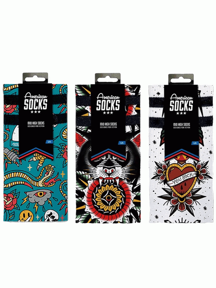 AMERICAN SOCKS Tattoo Collection Gift Box 