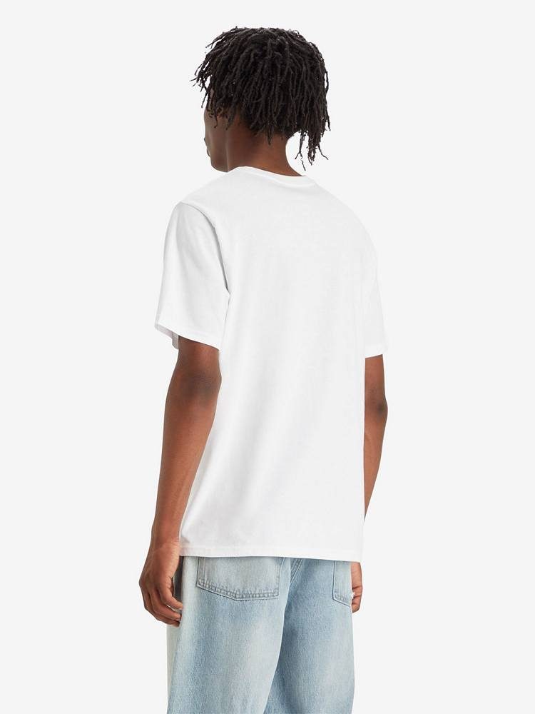 LEVIS SS RELAXED FIT TEE WHITES