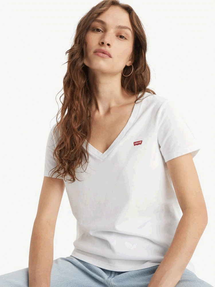 LEVIS PERFECT VNECK NEUTRALS