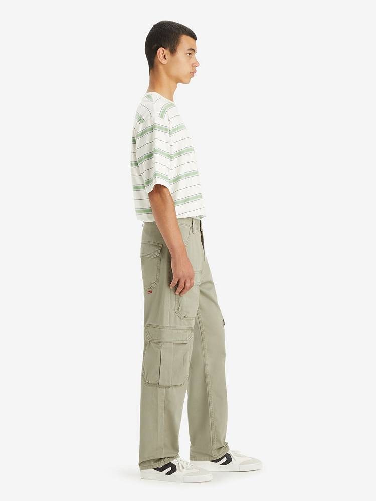 LEVIS STAY LOOSE CARGO PANT GREENS