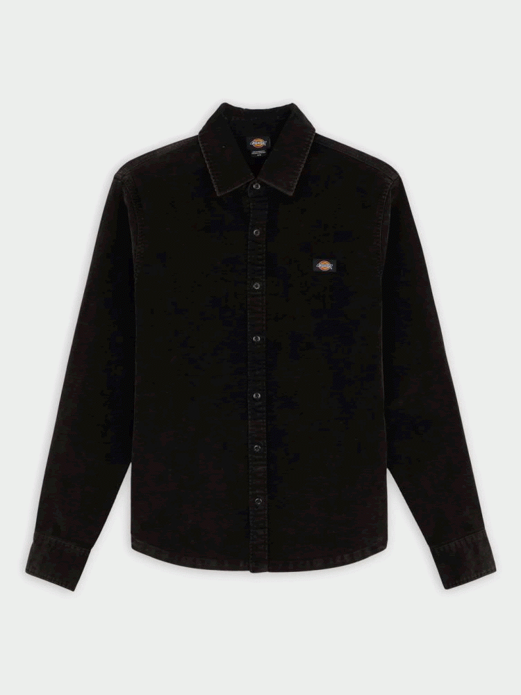 DICKIES CHASE CITY SHIRT LS BLACK