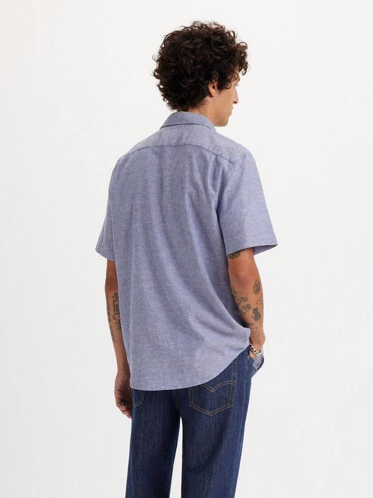 LEVIS S/S SUNSET 1 PKT STANDRD BLUES