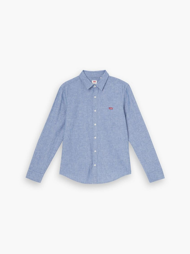 LEVIS LS BATTERY HM SHIRT SLIM BROWNS