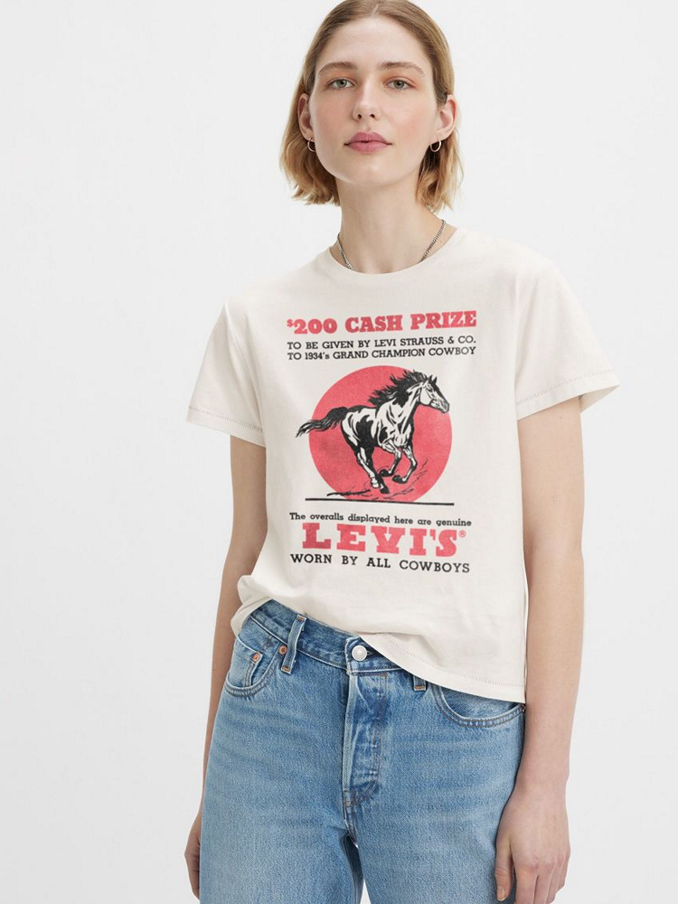 LEVIS GRAPHIC CLASSIC TEE WHITES