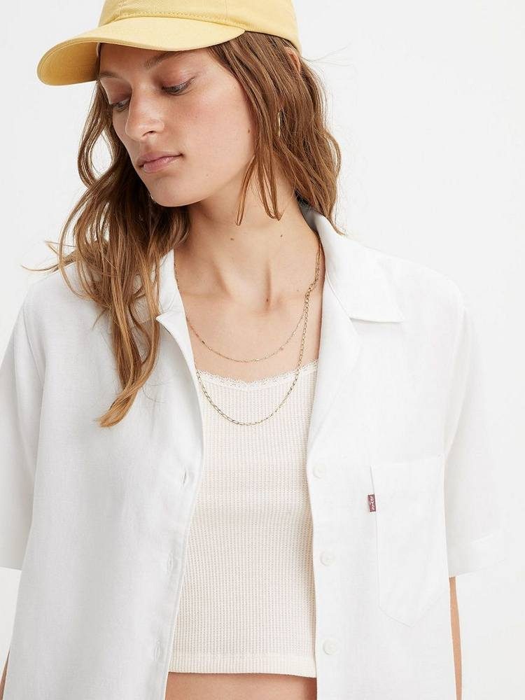 LEVIS JOYCE SS RESORT SHIRT NEUTRALS