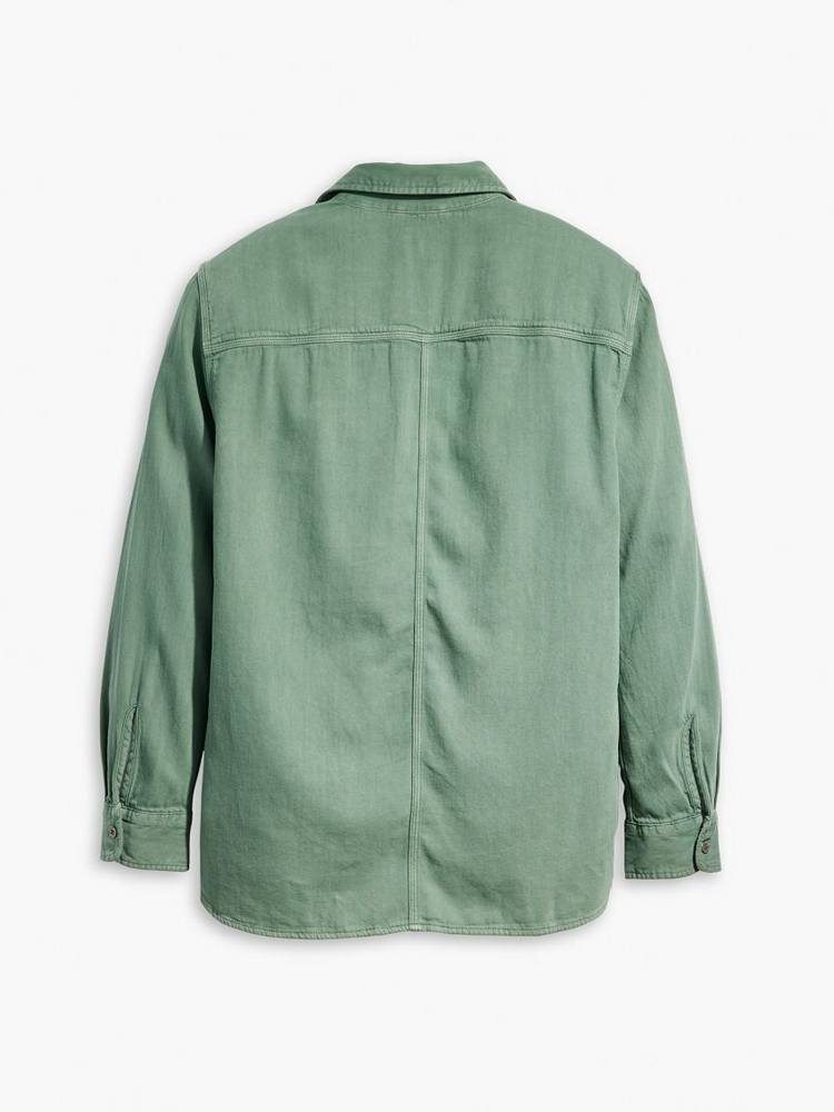 LEVIS LS AUBURN WORKER GREENS SHIRT