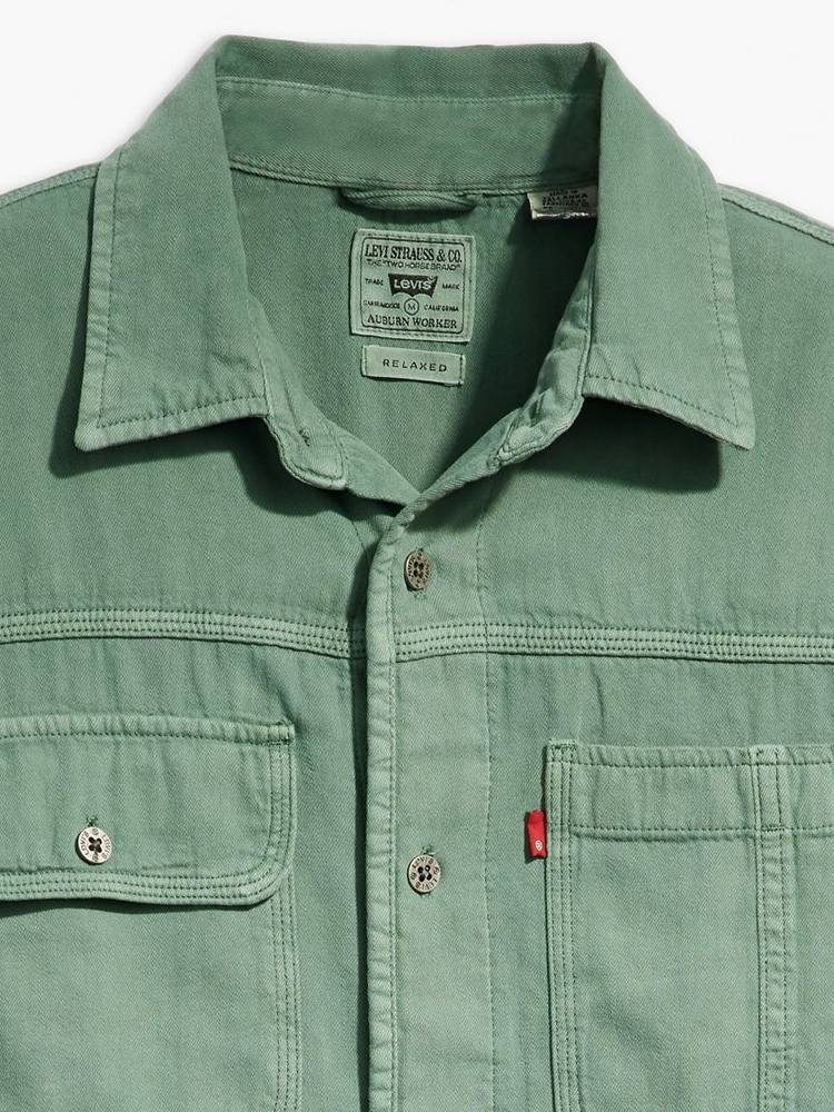 LEVIS LS AUBURN WORKER GREENS SHIRT