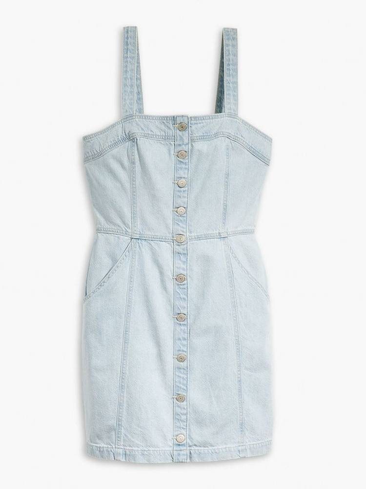 LEVIS DREA DRESS LIGHT INDIGO - WORN IN