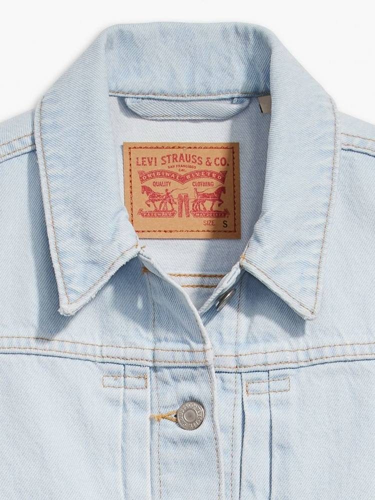 LEVIS UTILITY VEST MED INDIGO - WORN IN