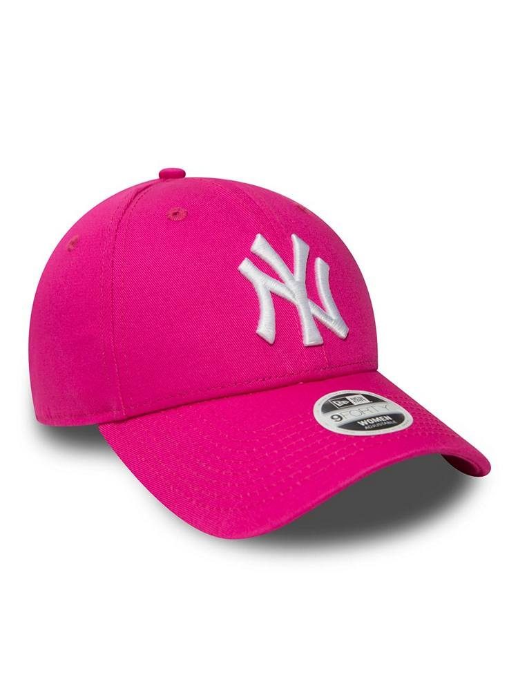 NEW ERA FASHION ESSENTIAL 940 NEW YORK YANKEES PINK/WHITE CAP