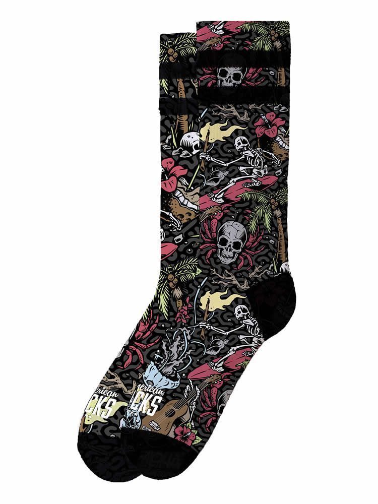 AMERICAN SOCKS ALOHA SIGNATURE MID HIGH 