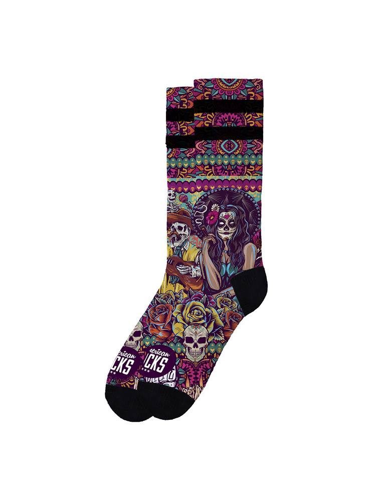 AMERICAN SOCKS DIA DE LOS MUERTOS SIGNATURE MID HIGH 