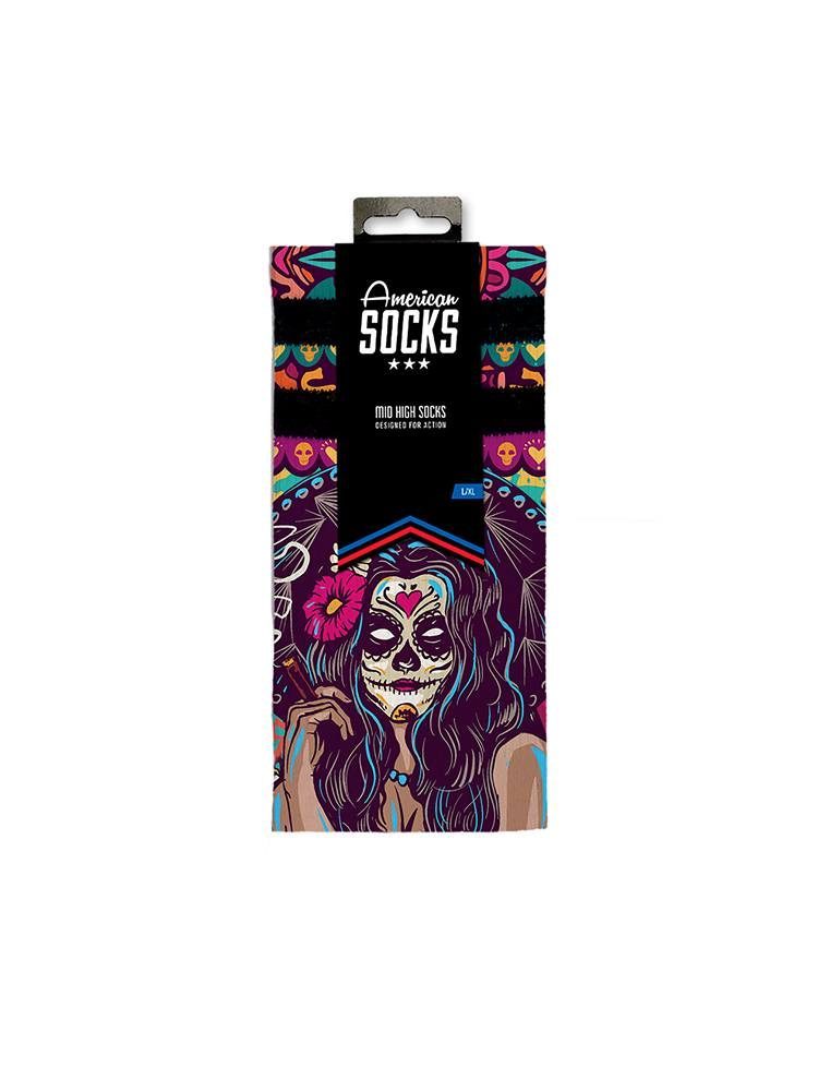 AMERICAN SOCKS DIA DE LOS MUERTOS SIGNATURE MID HIGH 