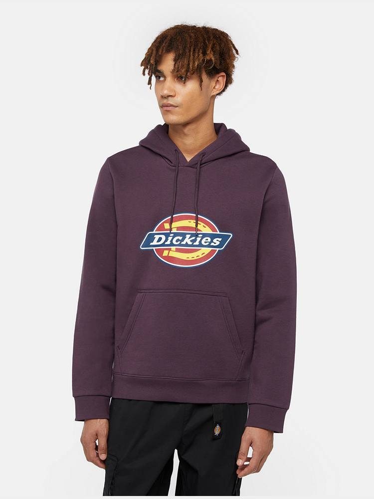 DICKIES ICON LOGO HOODIE PLUM PERFECT