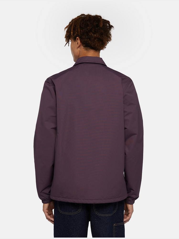 DICKIES OAKPORT COACH JACKET PLUM PERFEC