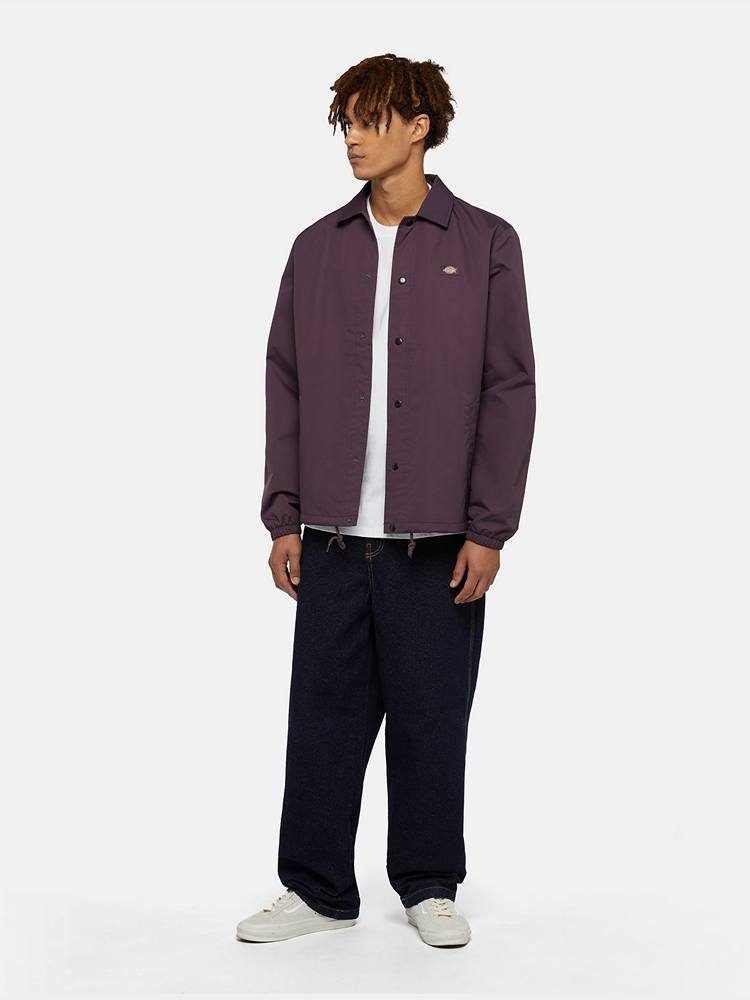 DICKIES OAKPORT COACH JACKET PLUM PERFEC