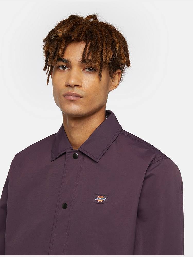 DICKIES OAKPORT COACH JACKET PLUM PERFEC