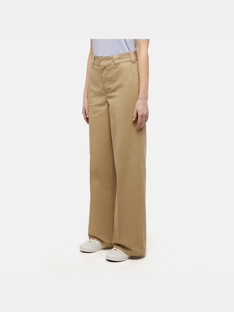 DICKIES WIDE LEG PANT KHAKI