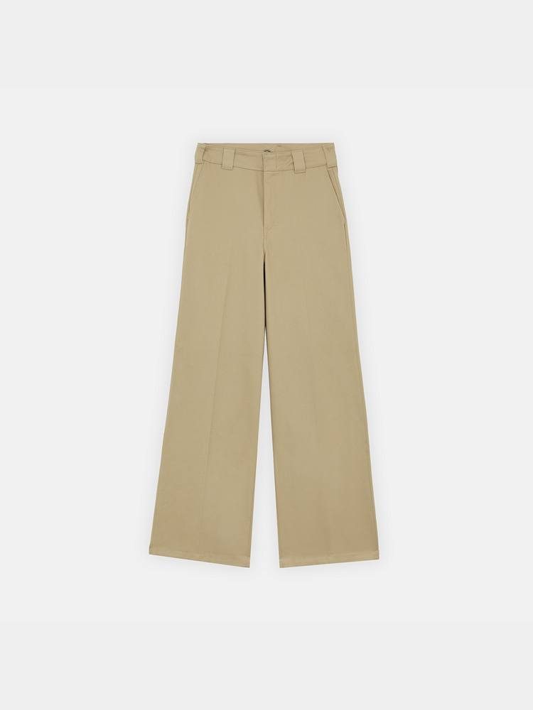 DICKIES WIDE LEG PANT KHAKI