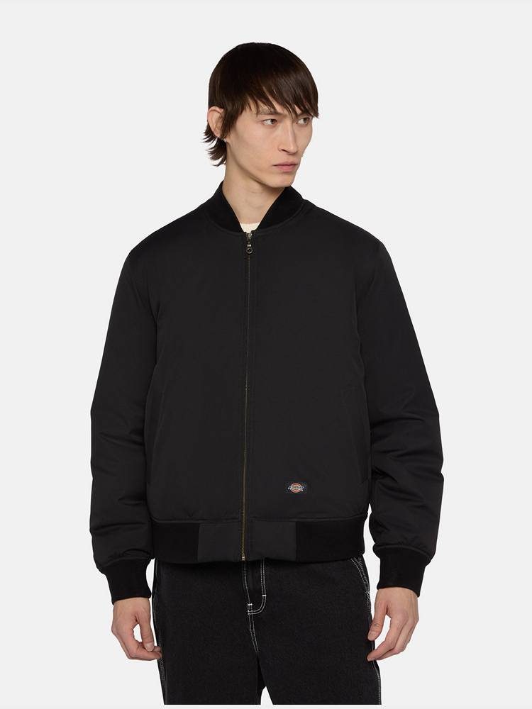 DICKIES PLAINS BOMBER BLACK