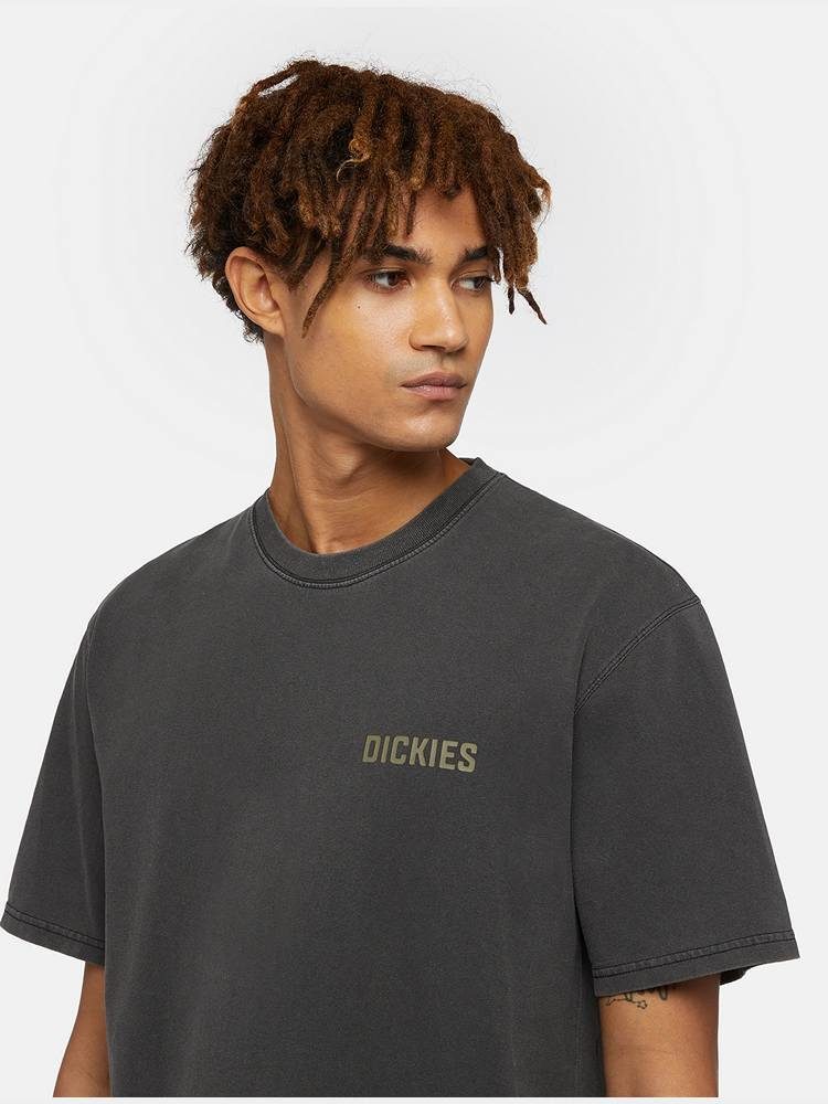 DICKIES HIGH FLYING WORKWEAR TEE BLACK