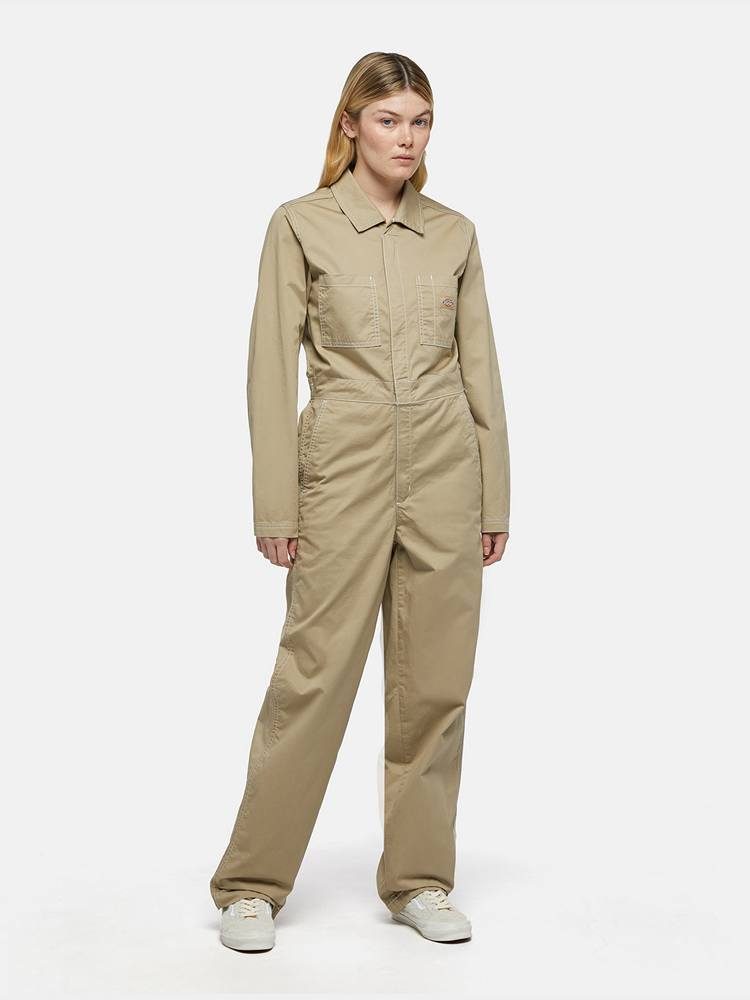 DICKIES SUN PRARIE COVERALL W KHAKI