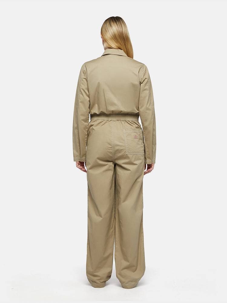 DICKIES SUN PRARIE COVERALL W KHAKI