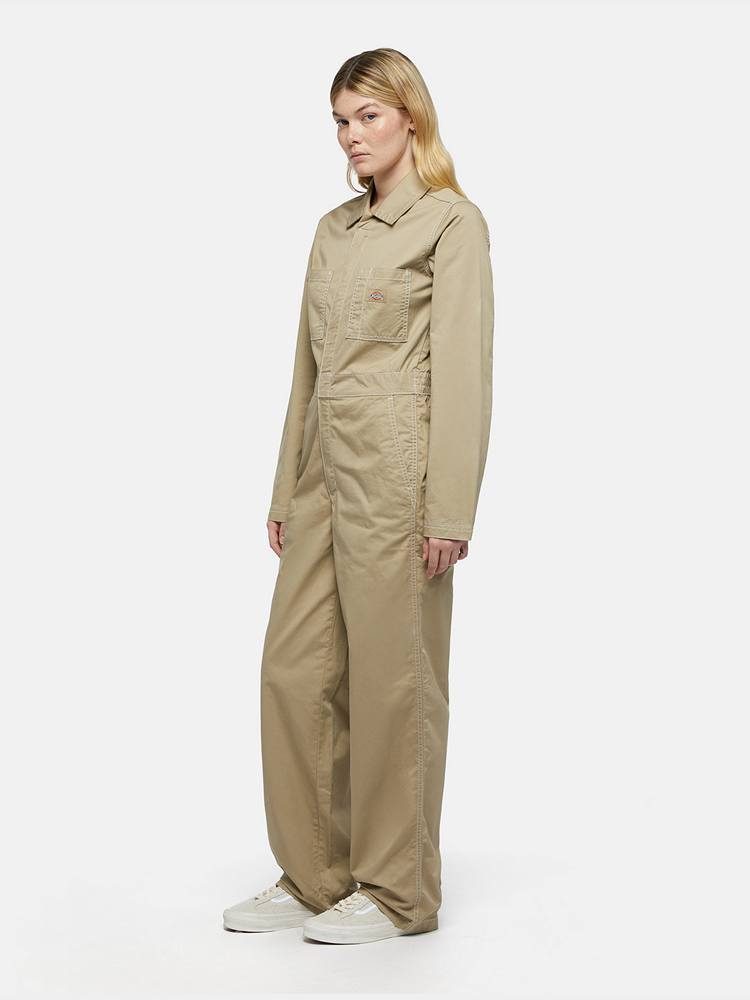 DICKIES SUN PRARIE COVERALL W KHAKI