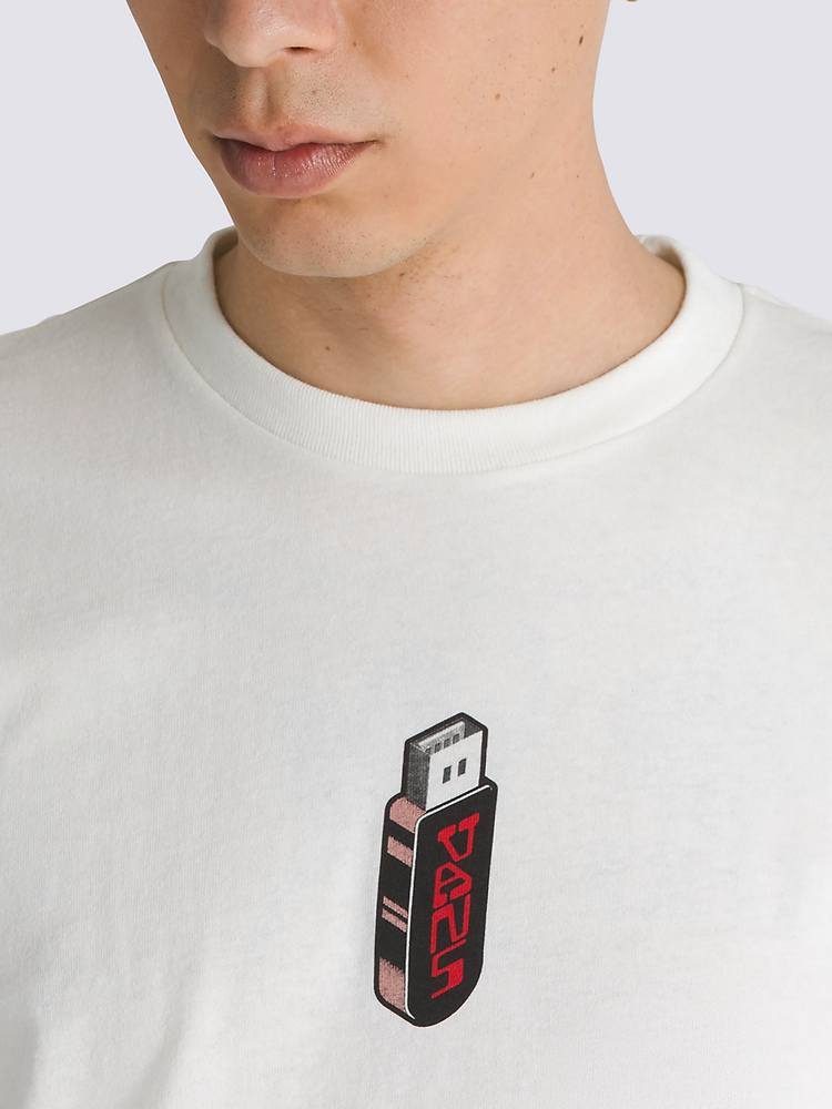 VANS JUMP DRIVE SS MARSHMALLOW TEE