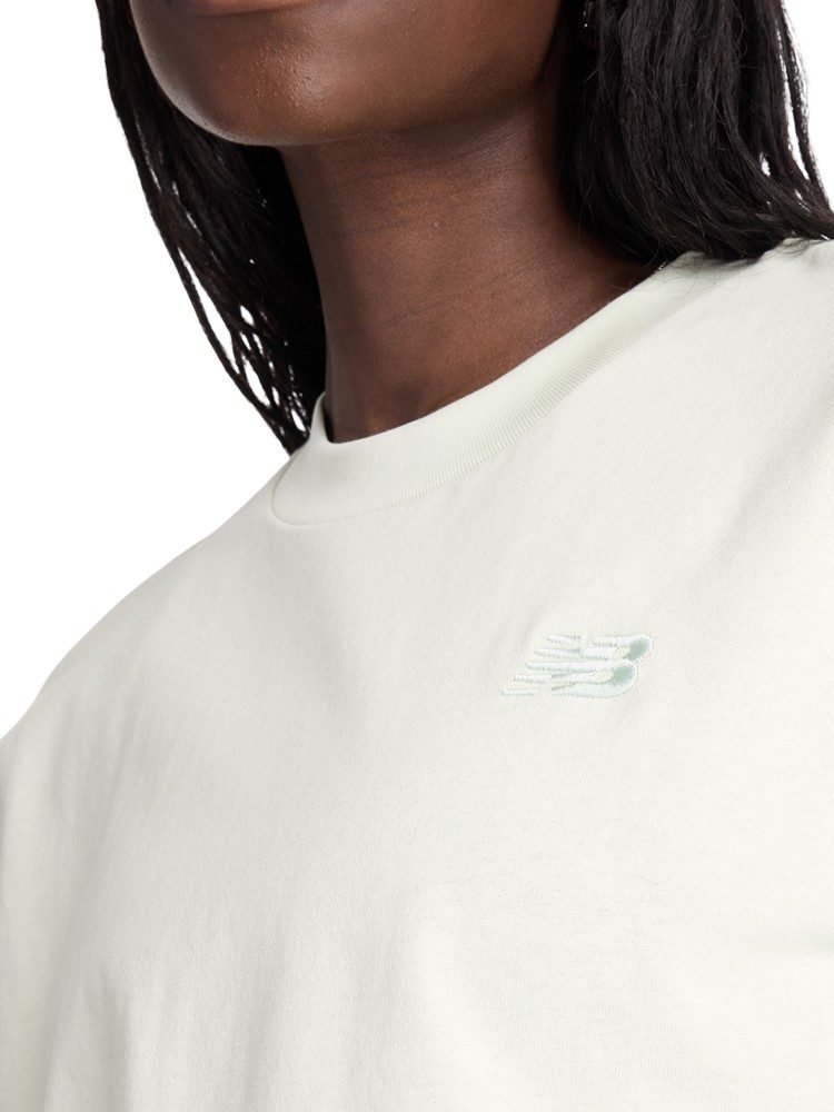 NEW BALANCE  ΜΠΛΟΥΖΑ LOGO RELAXED JERSEY T-SHIRT NATURAL MINT