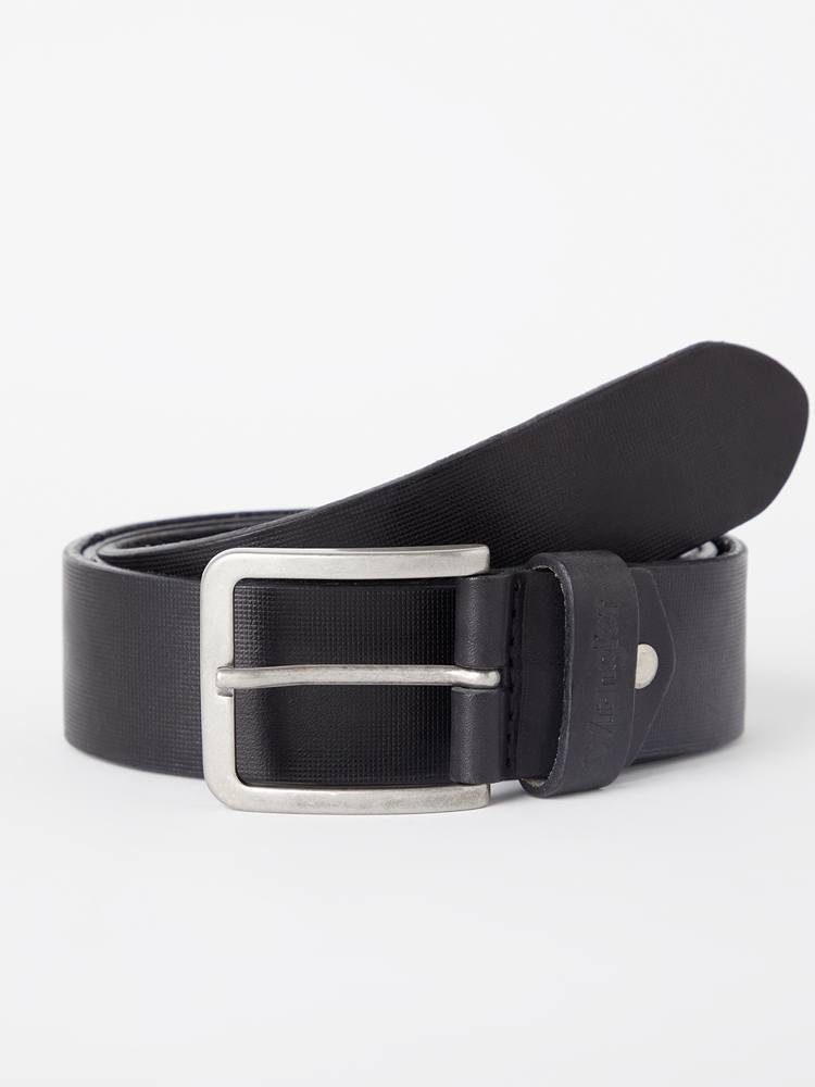 WRANGLER STRUCTURED BELT BLACK