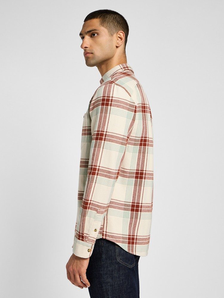 LEE RIVETED SHIRT ECRU