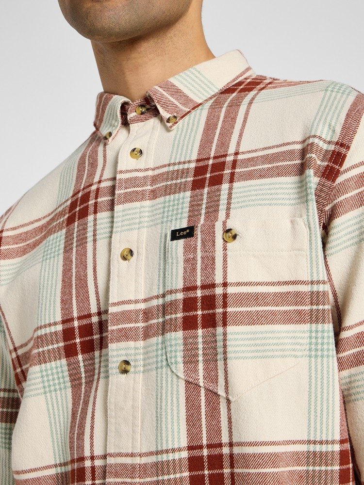 LEE RIVETED SHIRT ECRU