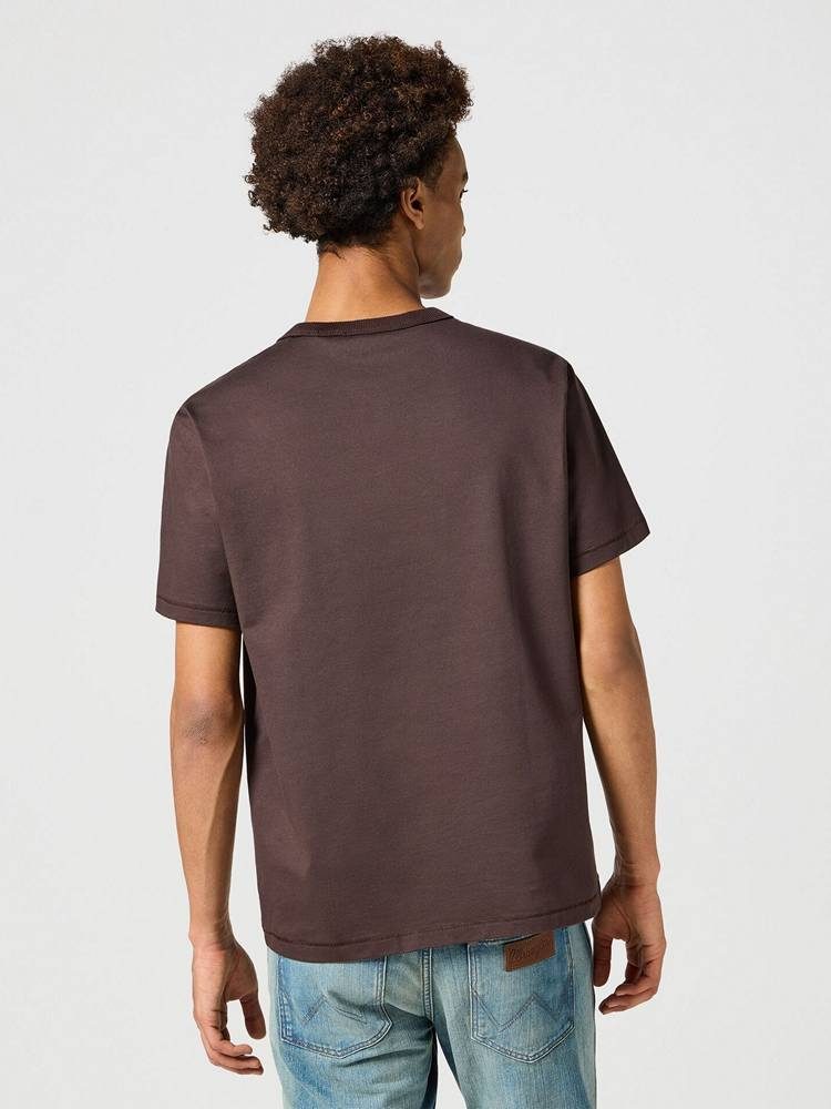 WRANGLER SS SOLID TEE MOLE