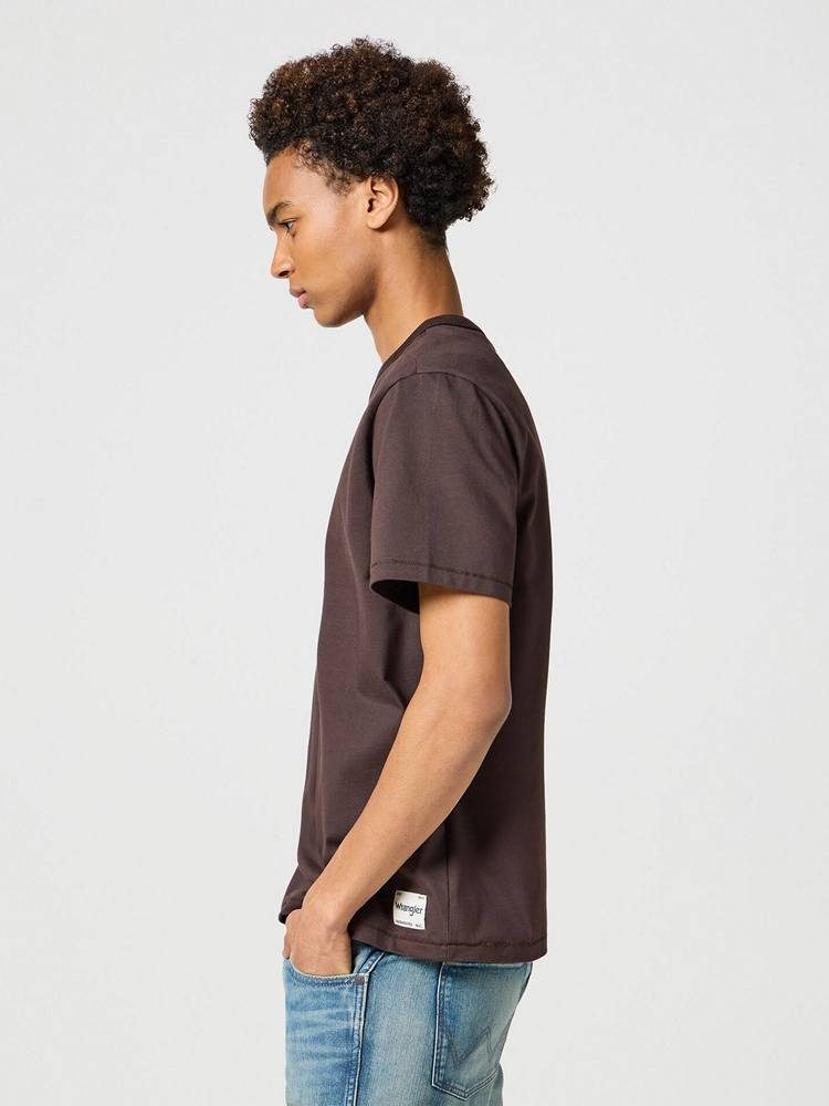 WRANGLER SS SOLID TEE MOLE