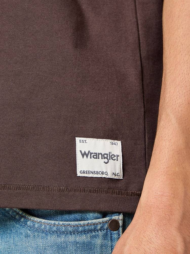 WRANGLER SS SOLID TEE MOLE