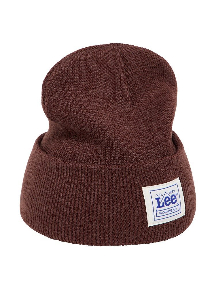 LEE WORKWEAR BEANIE VELVET BEET