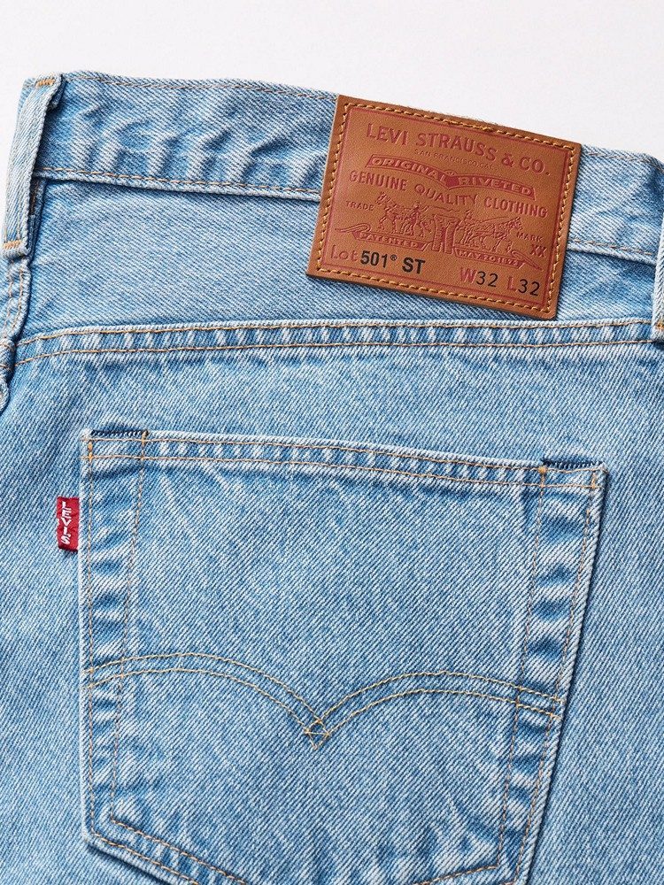 LEVI'S 501® SLIM TAPER MED INDIGO - WORN IN