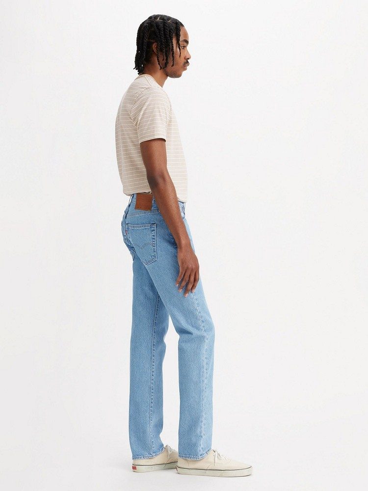 LEVI'S 501® SLIM TAPER MED INDIGO - WORN IN