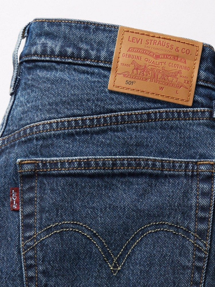 LEVI'S 501® CROP DARK INDIGO - FLAT FINISH