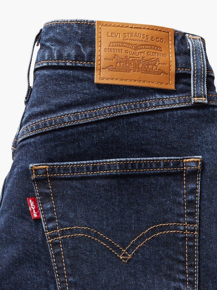 LEVI'S 80S MOM JEAN MED INDIGO - WORN IN