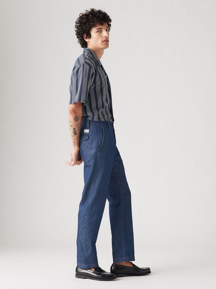 LEVI'S XX CHINO AUTHENTIC STRT DARK INDIGO - FLAT FINISH