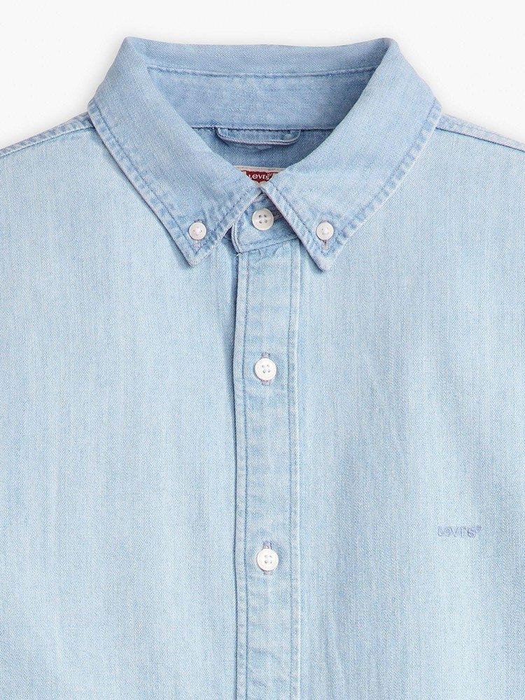 LEVI'S AUTHENTIC BUTTON DOWN LIGHT INDIGO - WORN IN